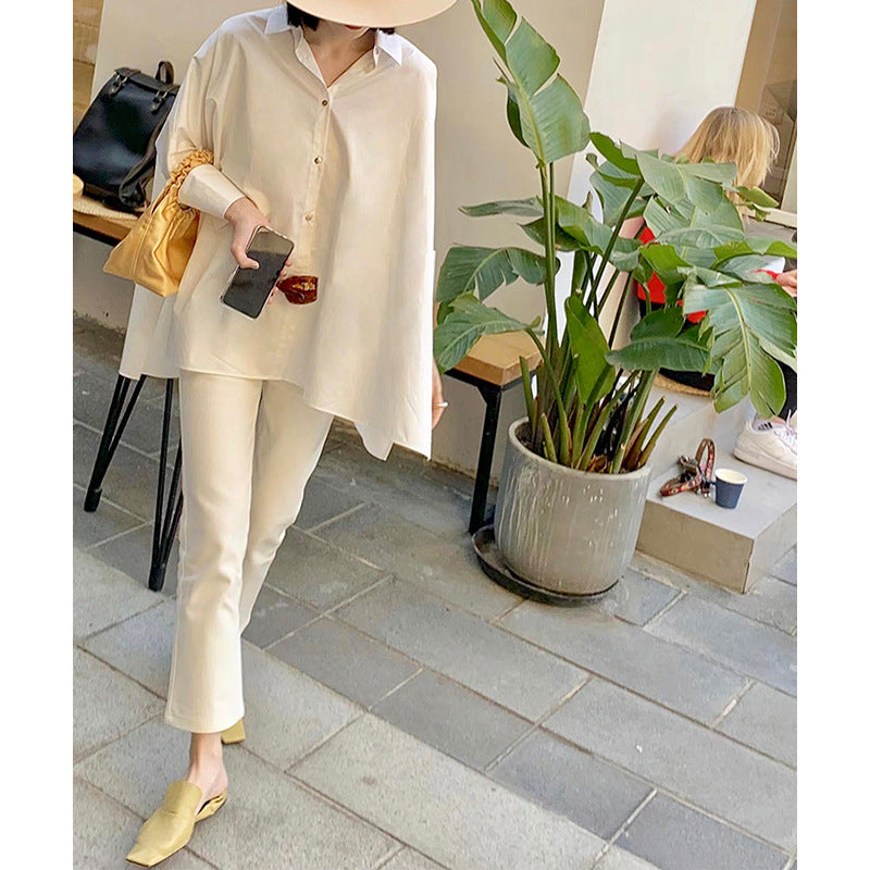 Chemise tunique à boutons pour femmes coupe décontractée Chic und Stil