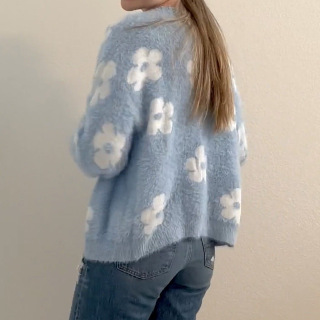 Dames gilet à motifs floraux Chic und Stil