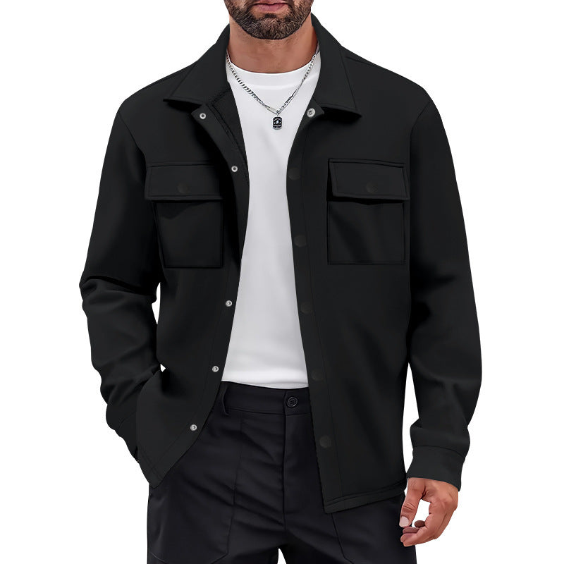 Veste utilitaire décontractée pour hommes avec poches pratiques et détails de bouton Chic und Stil