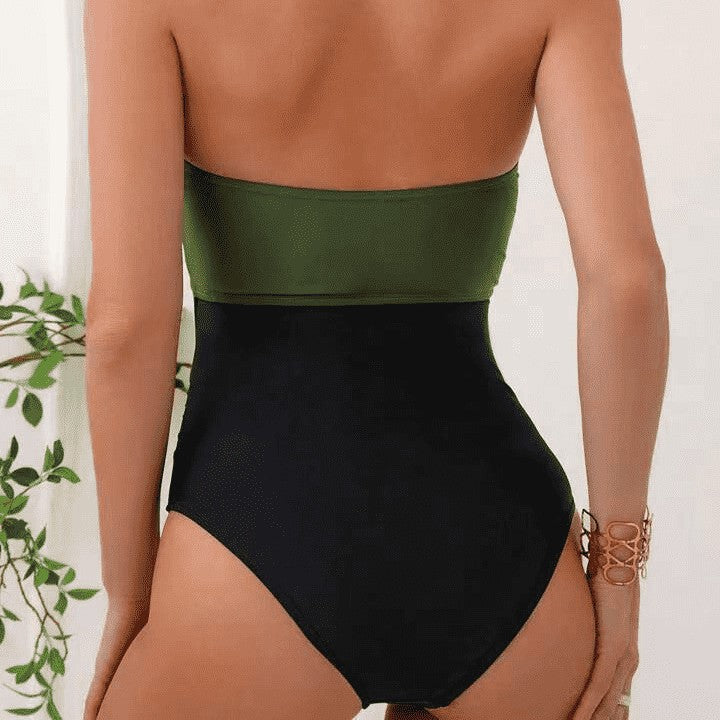 Maillot de bain une pièce Femme avec détail de noeud raffiné Chic und Stil
