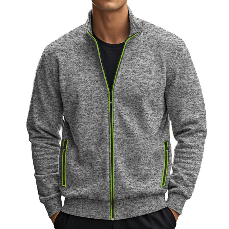 Veste de loisirs sportive pour homme avec col montant et poches zippées Chic und Stil