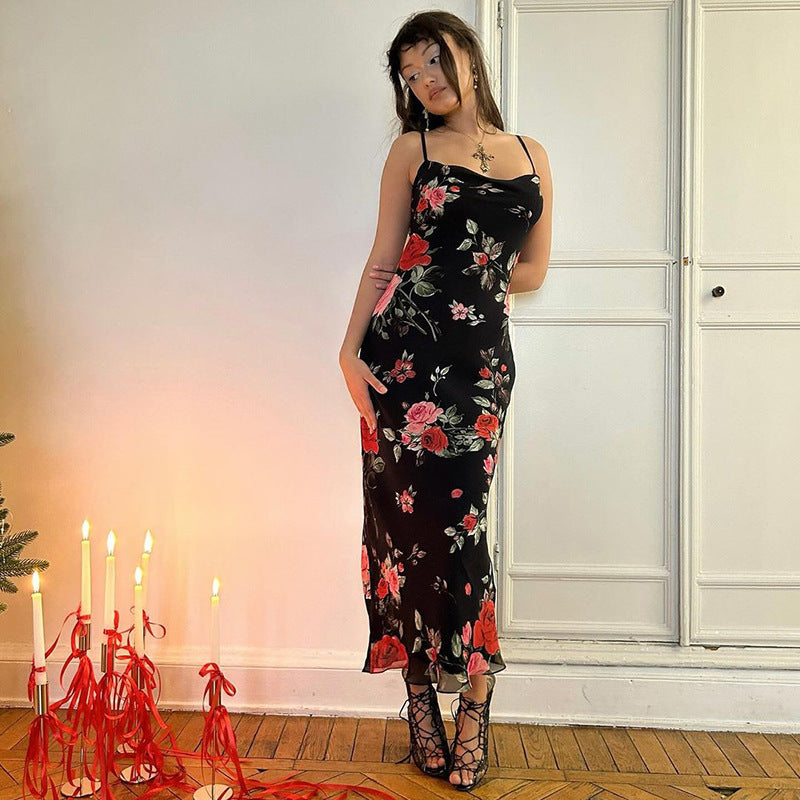 Robe Maxi à Imprimé Floral Chic und Stil 1751516285