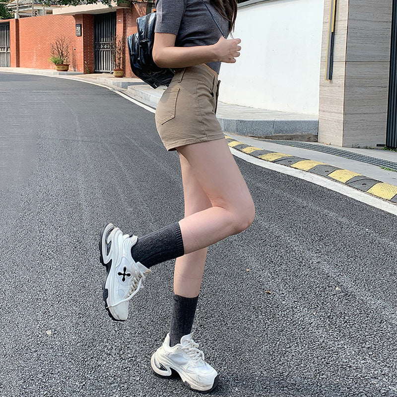 Dames Sur mesure Denim Shorts Chic und Stil