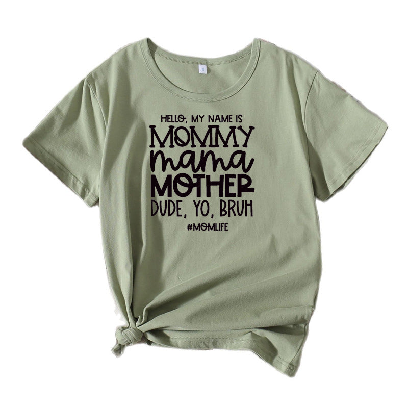 T-shirt graphique Fun Statement Chic und Stil pour femmes