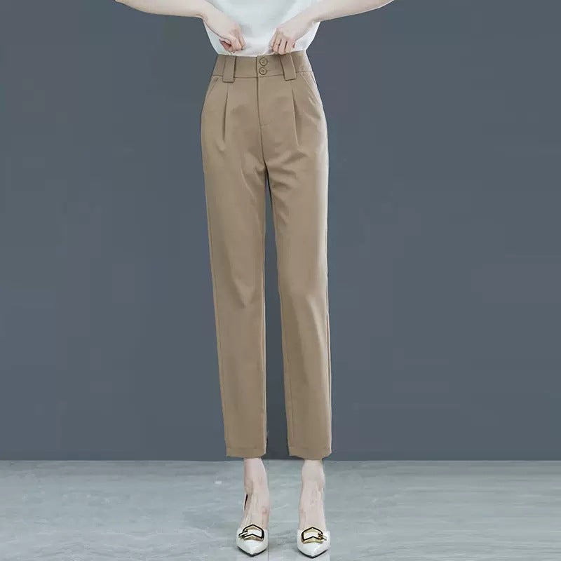 Pantalon taille haute ajusté pour femmes Chic und Stil 1750846599