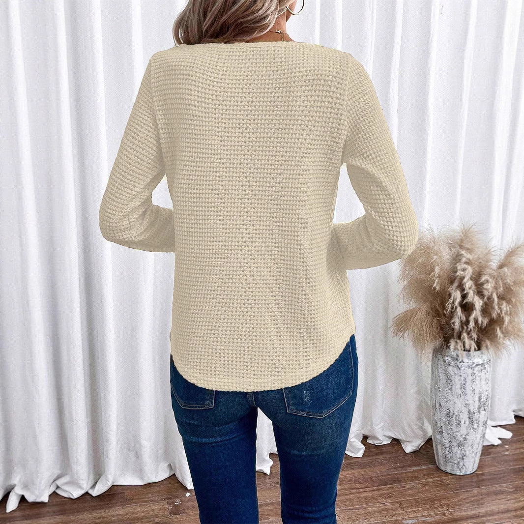 Pull fin en tricot pour dames avec insert en crochet délicat Chic und Stil