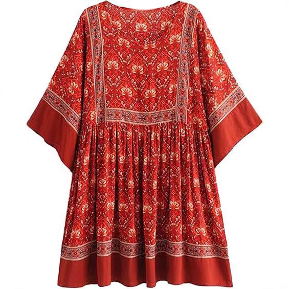 Robe courte Boho-Chic Chic und Stil pour femmes