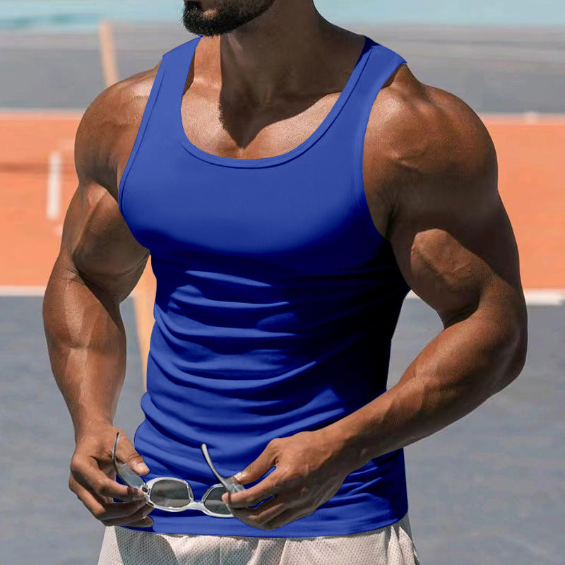 Hommes Débardeur de sport respirant à coupe ajustée Chic und Stil