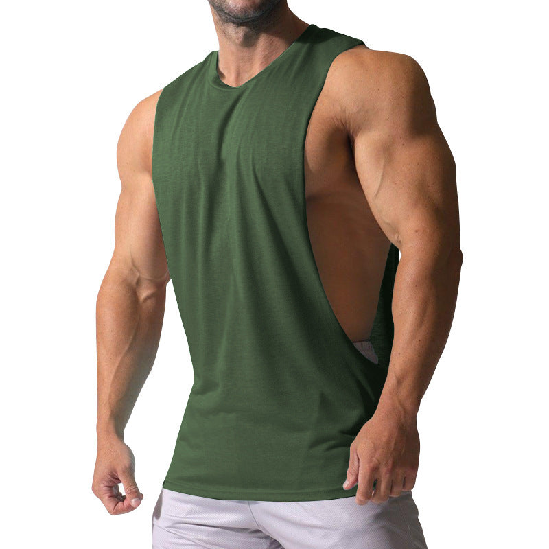 Chemise de sport sans manches pour hommes avec décolleté profond dans le dos et matériau respirant Chic und Stil