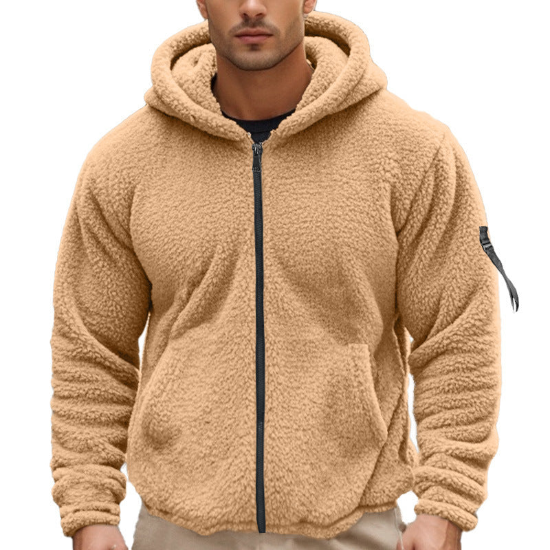 Veste en polaire douillette pour hommes avec capuche Chic und Stil