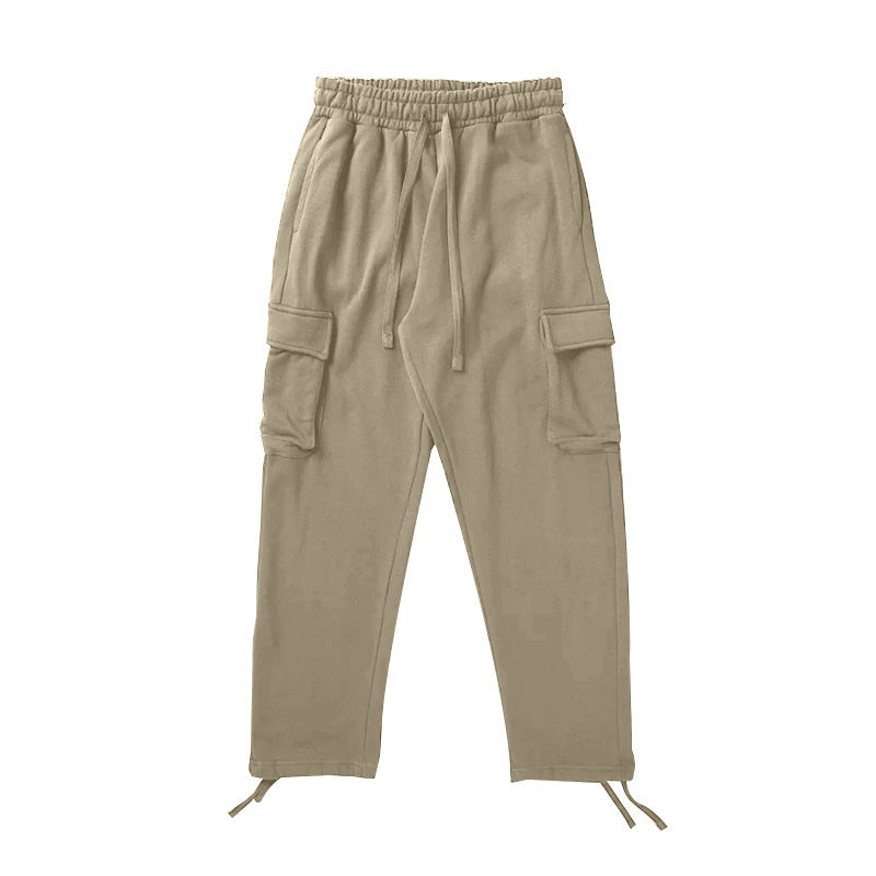 Pantalon cargo pour hommes avec taille élastique et poches fonctionnelles Chic und Stil