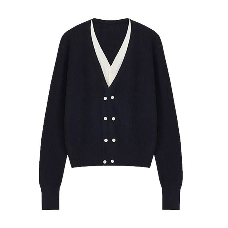 Cardigan en maille superposée pour femmes Chic und Stil