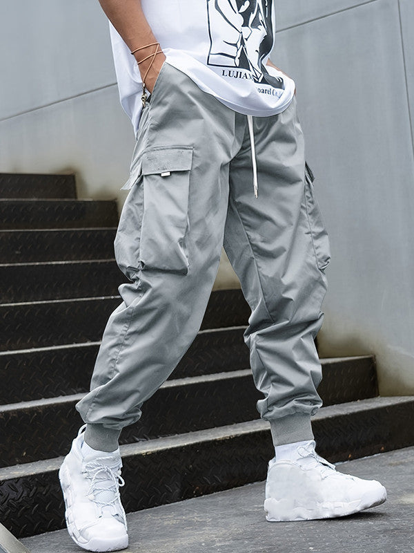 Pantalons cargo pour hommes à coupe large et poches pratiques Chic und Stil
