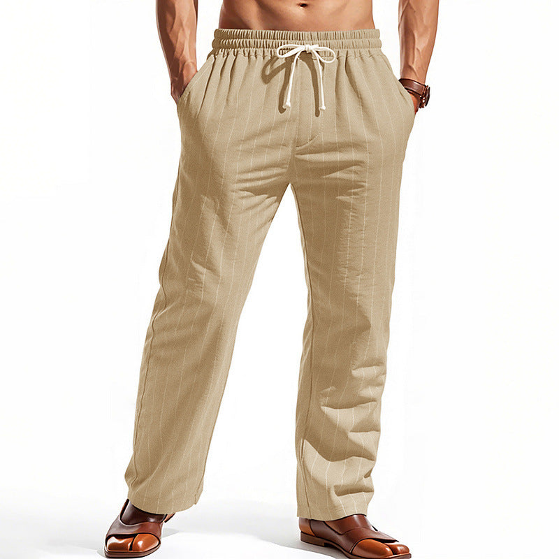 Pantalons de loisirs élégants et confortables pour hommes avec taille élastique Chic und Stil