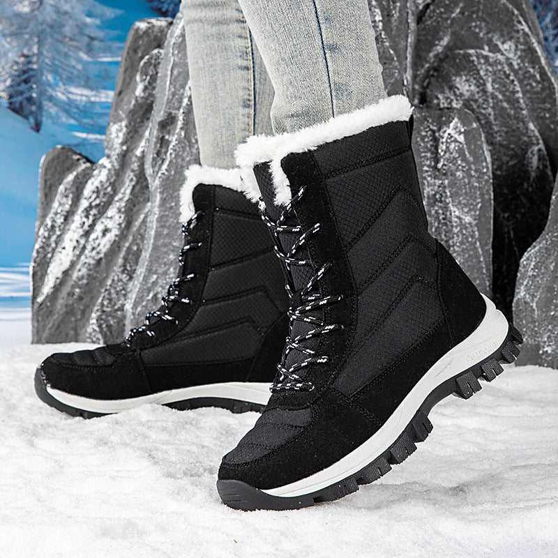 Bottes d'hiver pour femmes avec semelle antidérapante et doublure intérieure isolante Chic und Stil