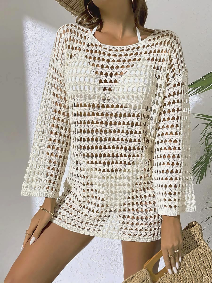 Tunique de plage en crochet pour femmes Chic und Stil 1750920298