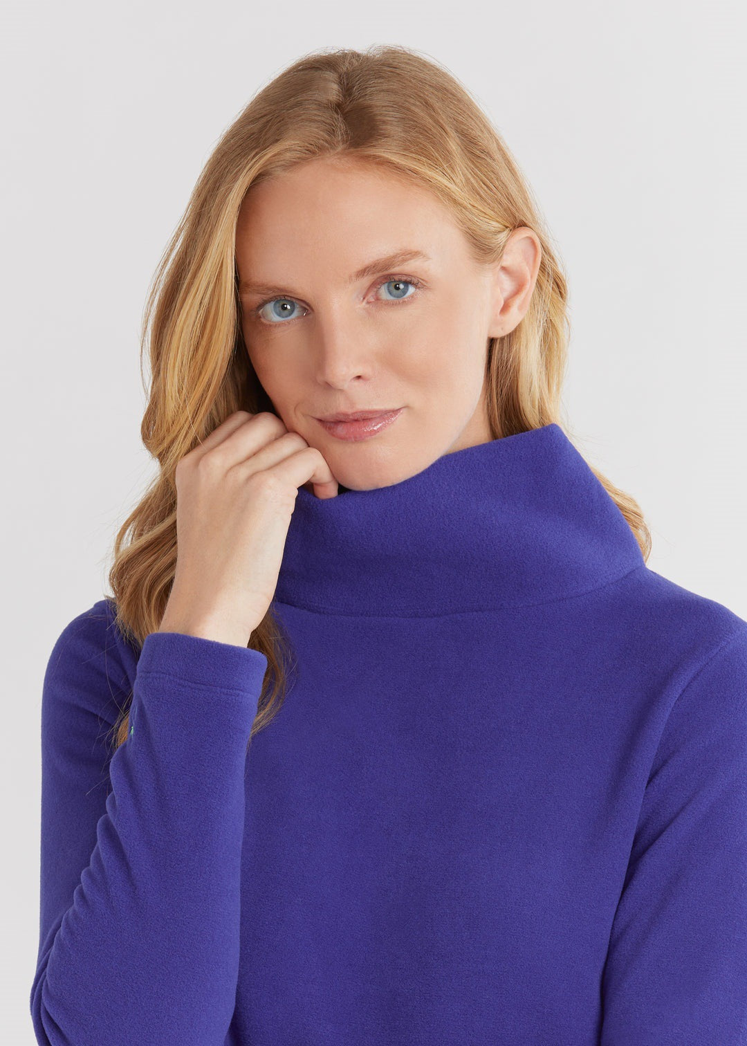 Pull à col roulé en polaire élégant pour femmes Chic und Stil