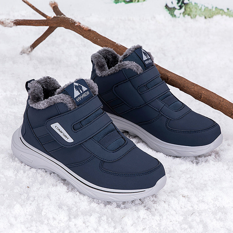 Baskets d'hiver isolées pour femmes avec une fermeture velcro pratique et une doublure intérieure douce Chic und Stil