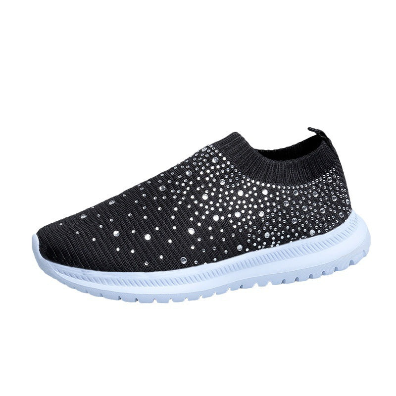 Dames Baskets à Paillettes Sportives Chic und Stil