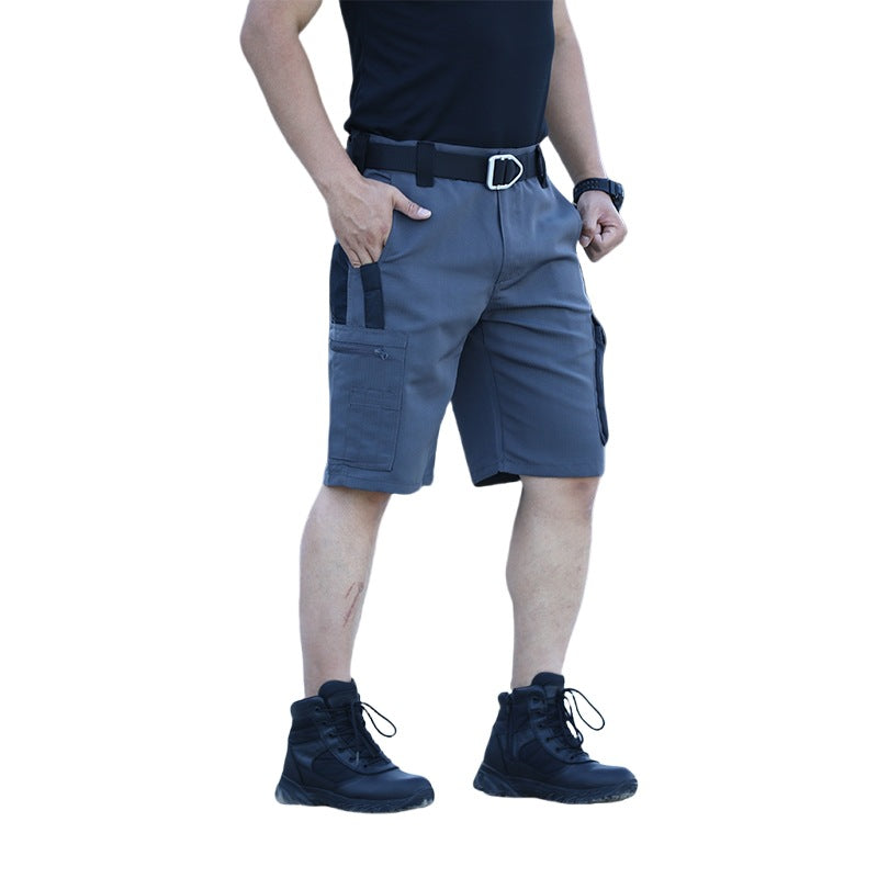 Shorts cargo pour hommes avec poches latérales pratiques et taille réglable Chic und Stil