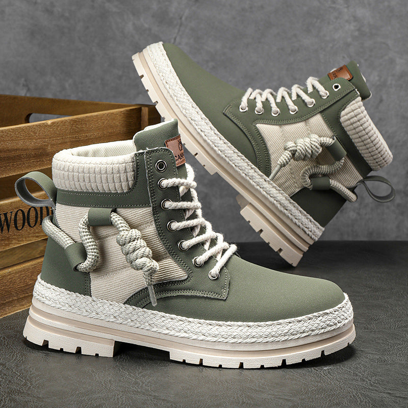 Bottes d'hiver modernes et confortables pour femmes avec col haut et semelle antidérapante Chic und Stil