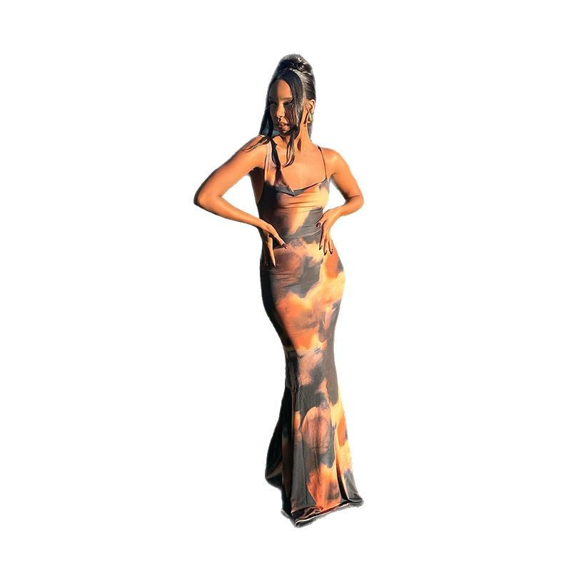 Robe Maxi Ajustée Femme Chic und Stil