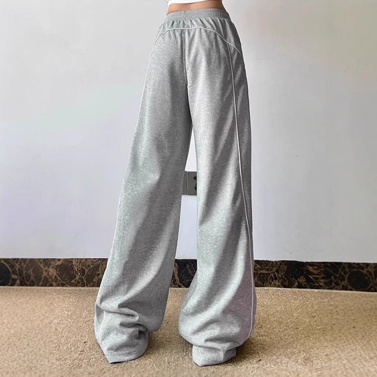 Pantalon de jogging décontracté pour femmes avec une coupe ample et une taille élastique Chic und Stil