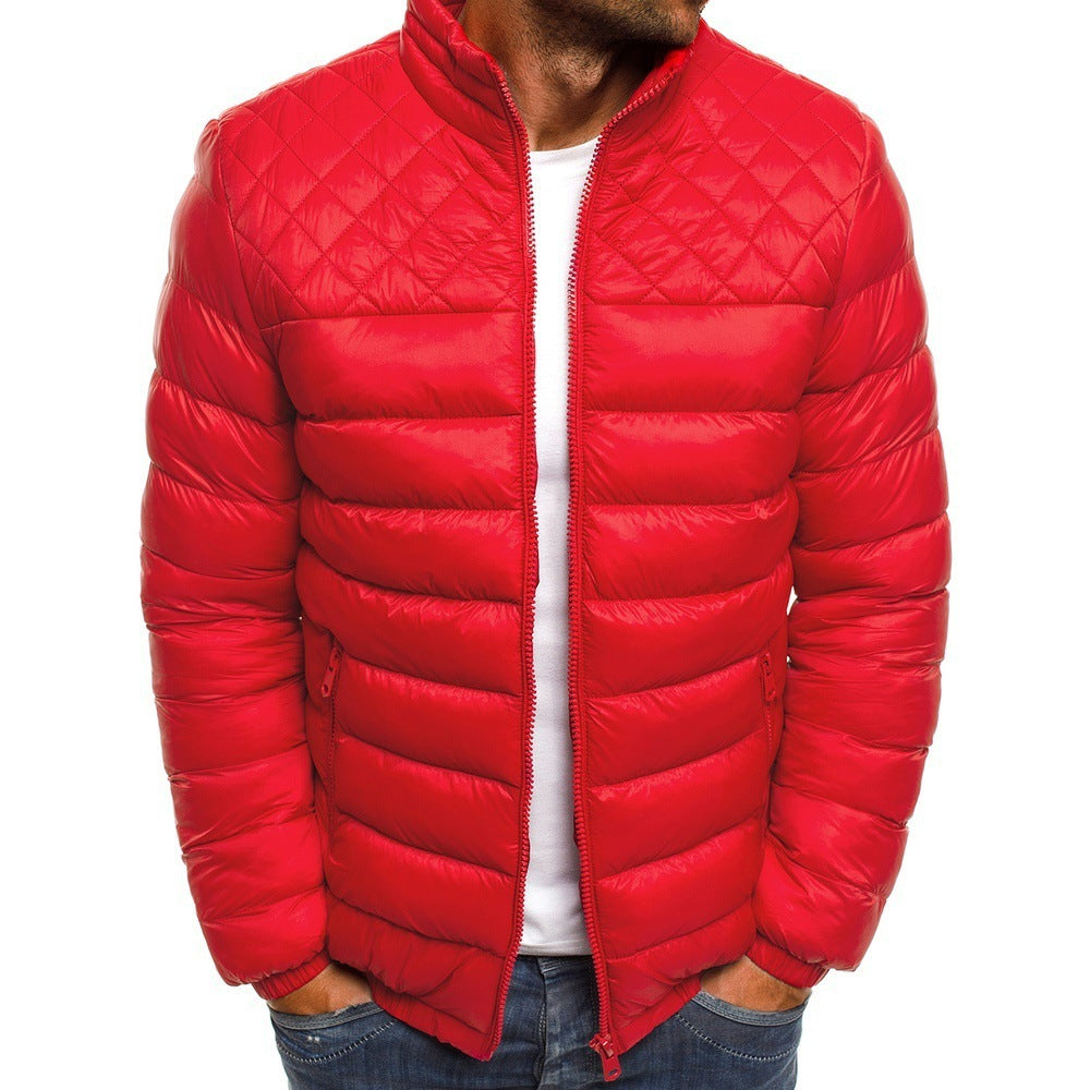 Veste matelassée pour hommes avec col haut et poignets élastiques Chic und Stil