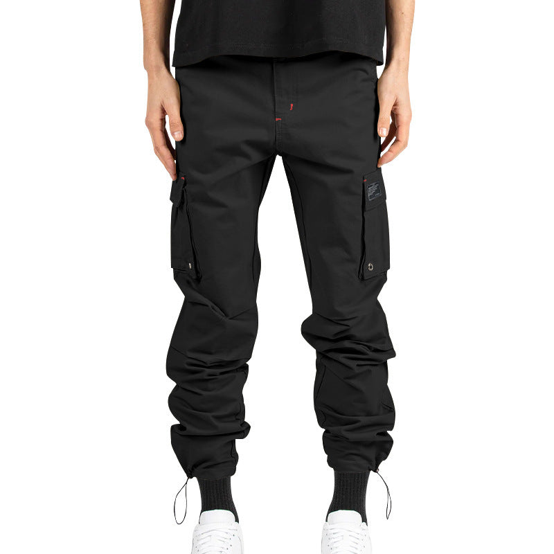 Pantalon cargo fonctionnel pour homme avec taille élastique et plusieurs poches Chic und Stil