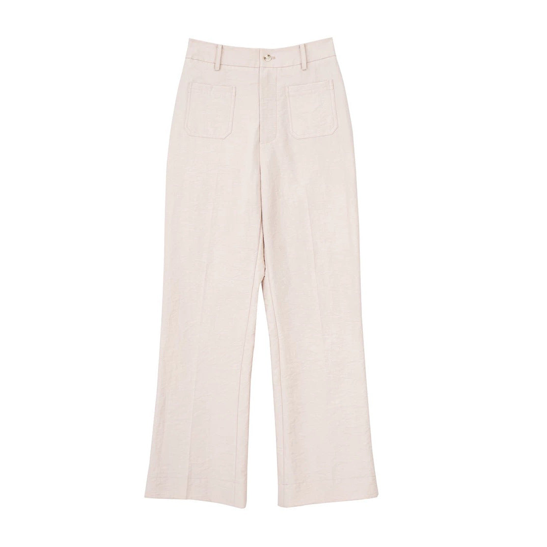 Pantalons larges plissés taille haute pour femmes Chic und Stil 1750846496