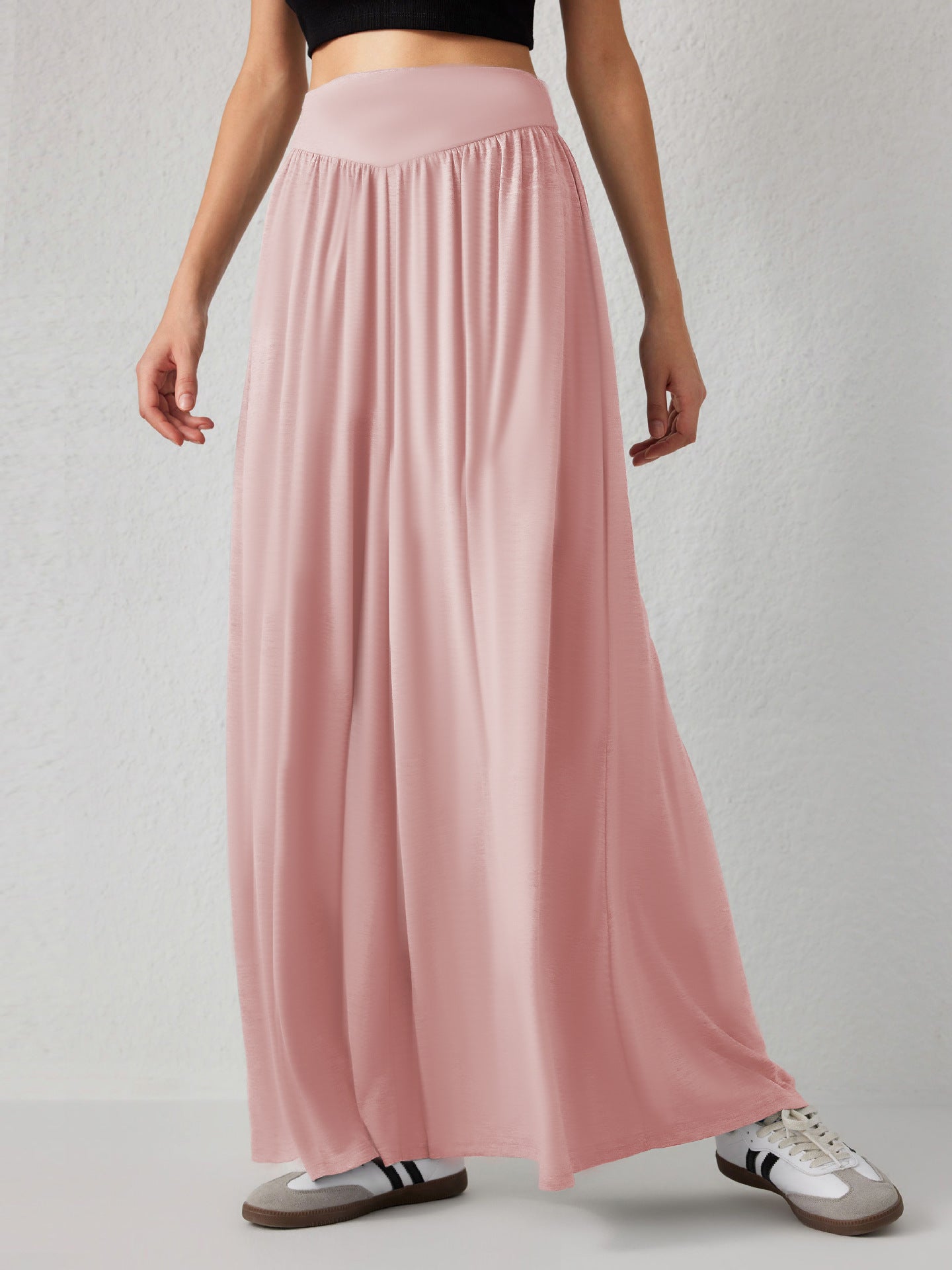Jupe maxi aérienne pour femmes avec coupe ample et taille élastique Chic und Stil