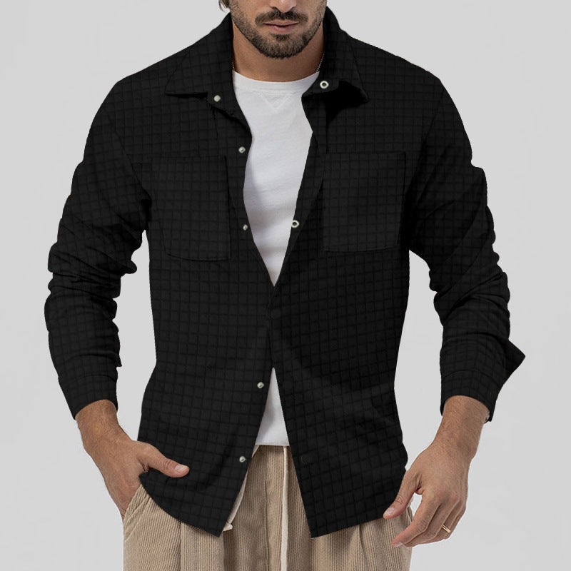 Chemise à carreaux décontractée pour hommes avec deux poches poitrine et coupe moderne Chic und Stil