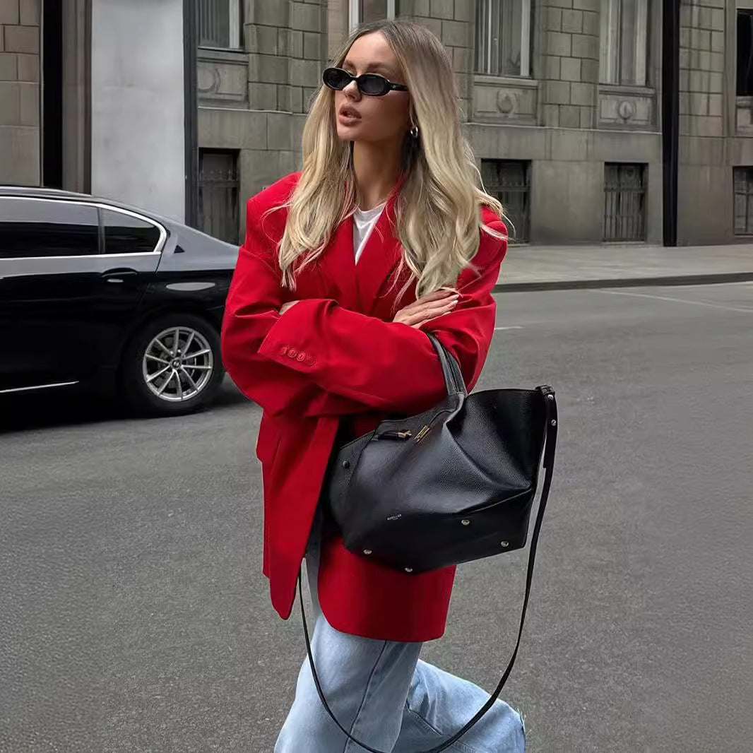 Blazer oversize pour femmes avec coupe décontractée Chic und Stil