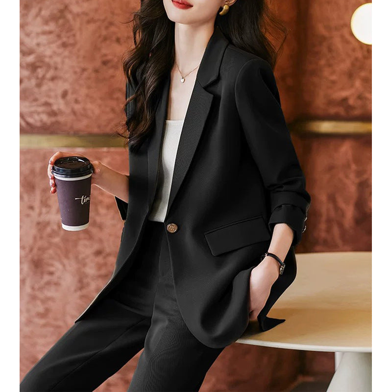 Blazer Femme Ajusté Détendu Chic und Stil
