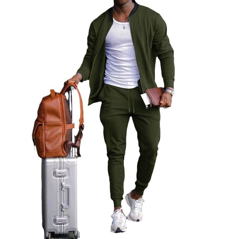 Veste de survêtement stylée pour hommes et pantalon de jogging Chic und Stil