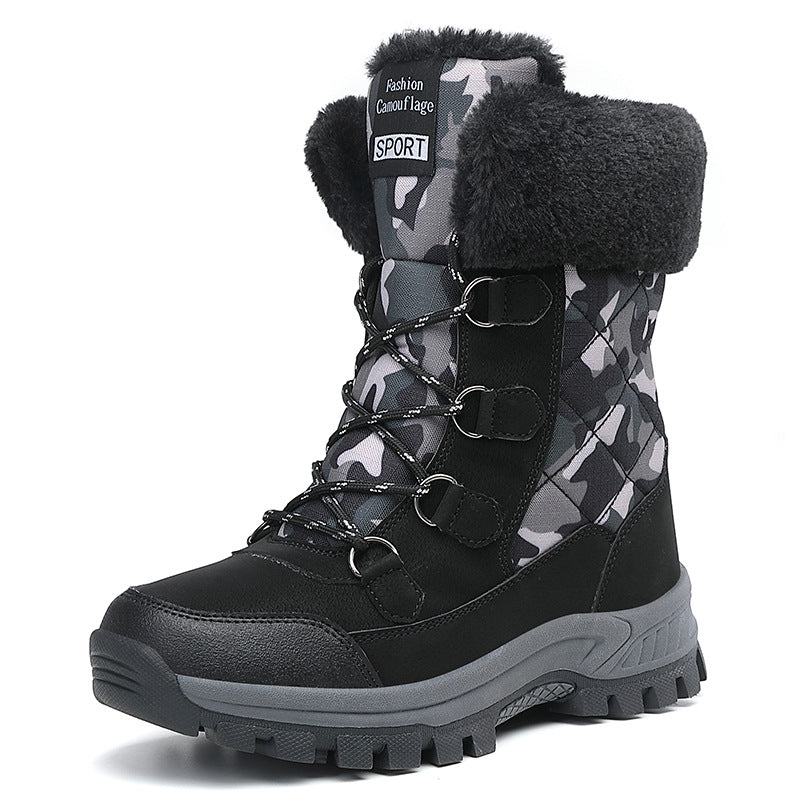 Bottes d'hiver isolées pour femmes avec profil antidérapant et doublure moelleuse Chic und Stil