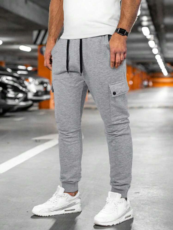 Pantalon de jogging cargo moderne pour hommes avec taille élastique et poches pratiques Chic und Stil