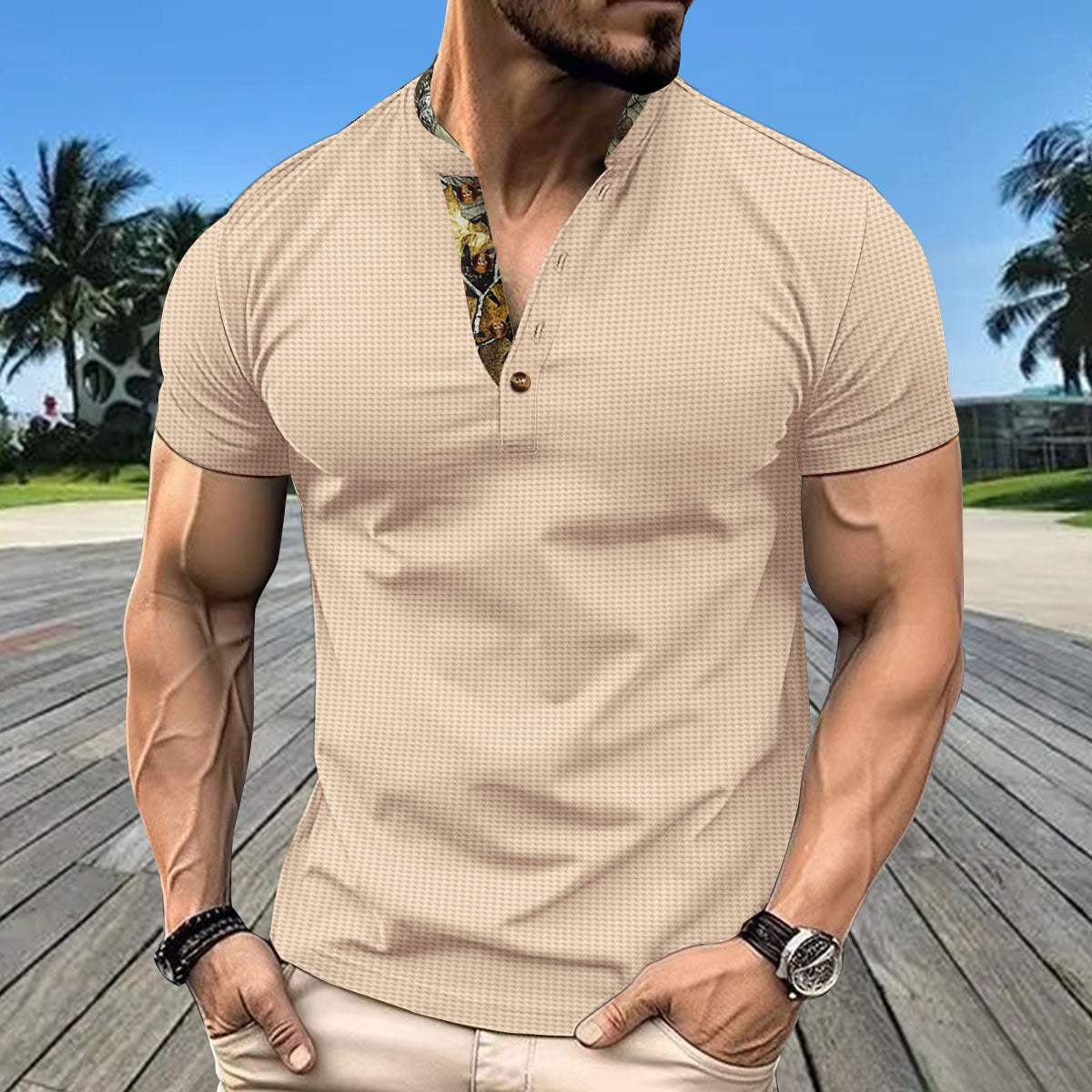 Chemise à manches courtes Chic und Stil pour hommes