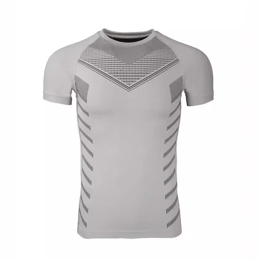 T-shirt de compression sportif pour hommes avec technologies respirantes Chic und Stil