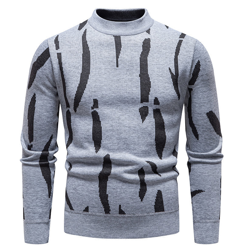 Pull mode pour hommes avec motif graphique Chic und Stil