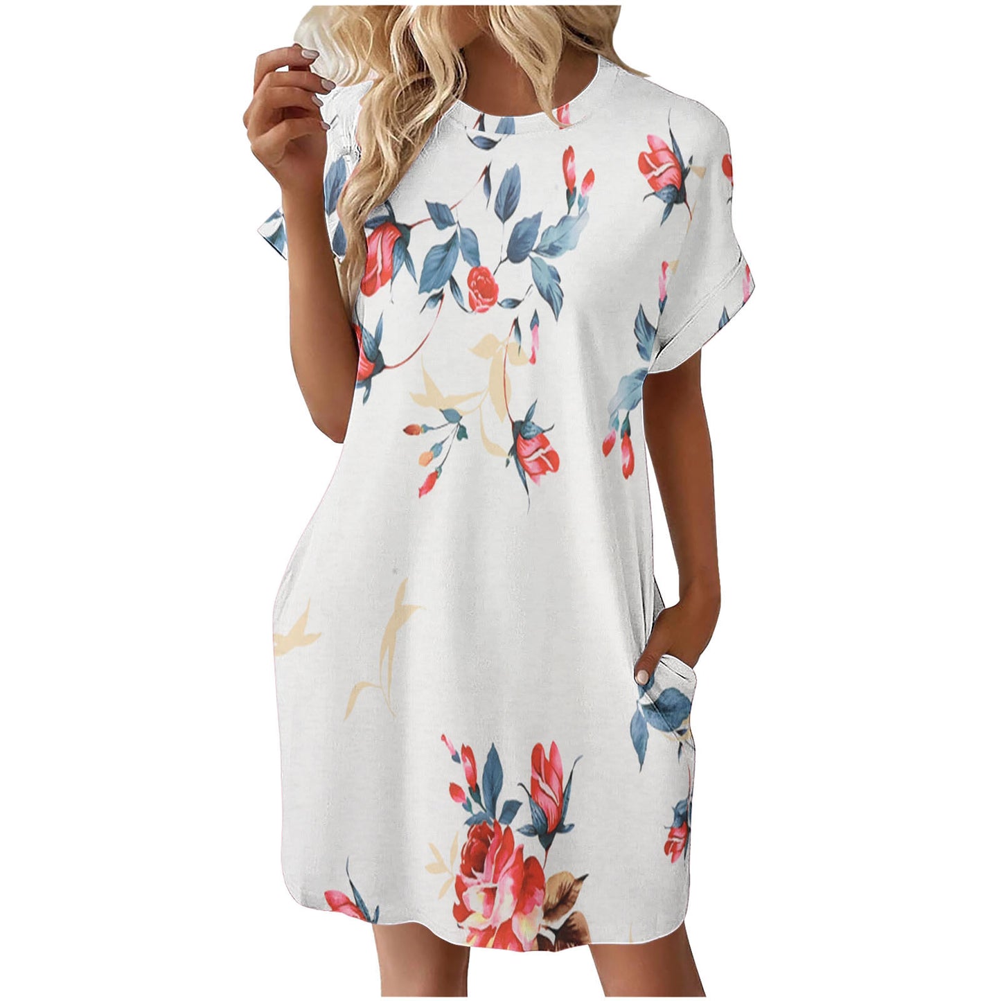 Robe Shift à Imprimé Floral pour Femmes Chic und Stil