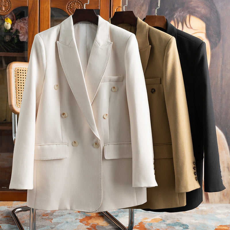 Blazer ajusté croisé pour femmes Chic und Stil 1750846710