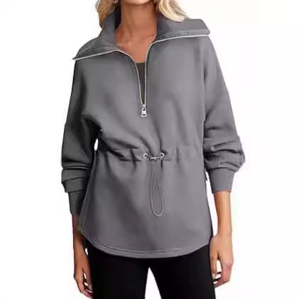 Pull à capuche décontracté pour femmes avec réglage pratique par cordon Chic und Stil