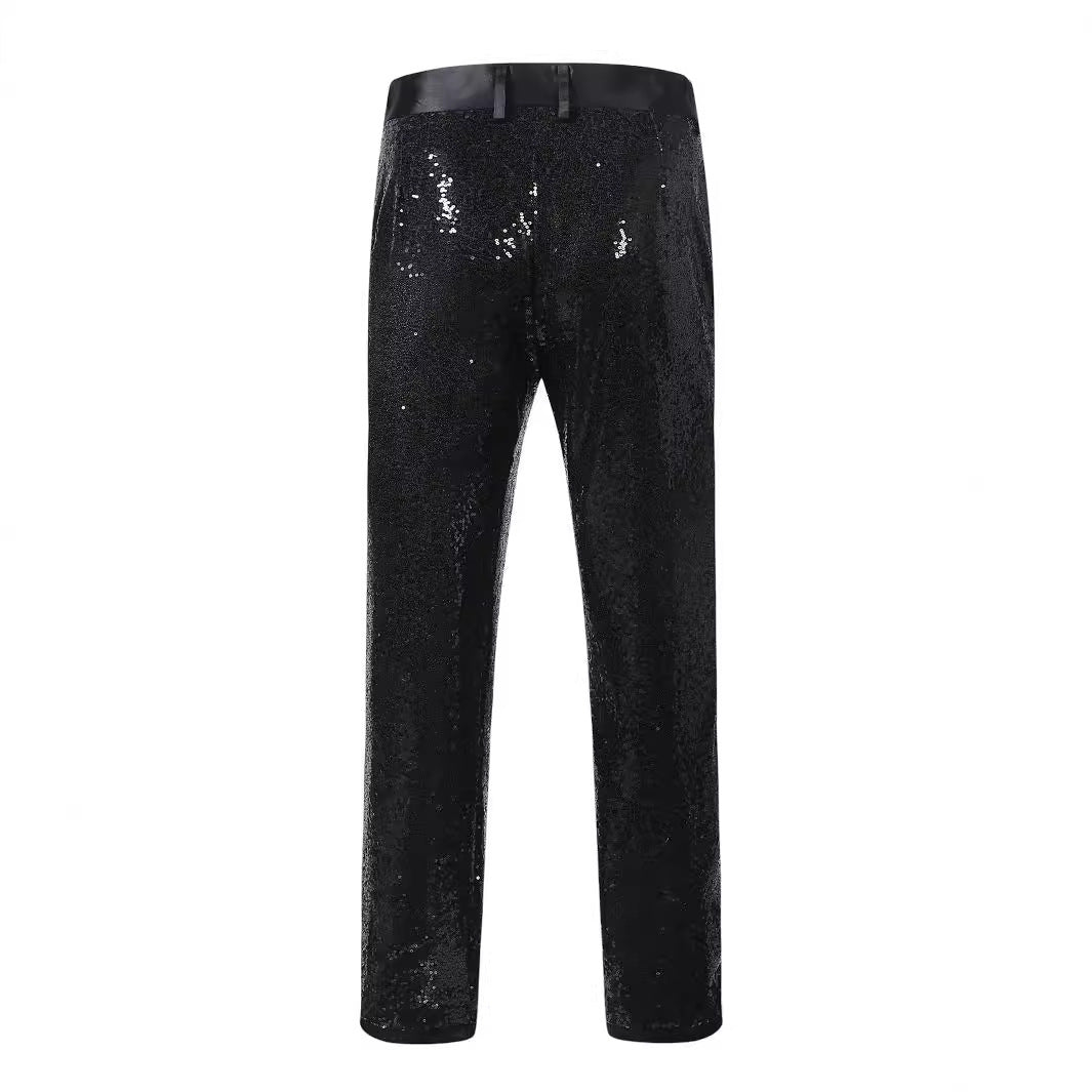 Elegant sequin pants for men with sparkling effect Chic and Style