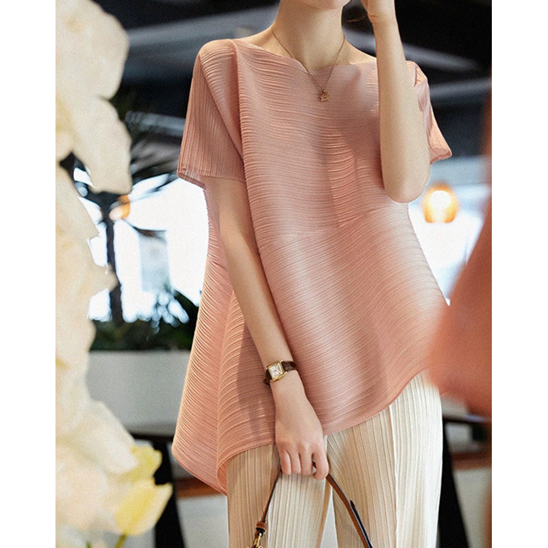 Haut drapé plissé pour femmes Chic und Stil