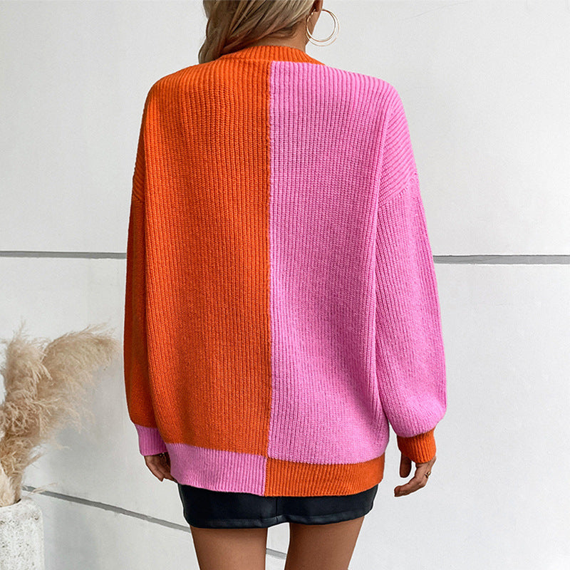 Veste en tricot décontractée pour femmes avec design asymétrique et tricot structuré Chic und Stil