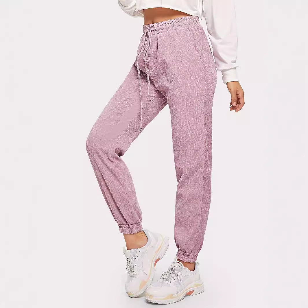 Pantalon de loisirs confortable pour femmes avec taille élastique et poches pratiques Chic und Stil