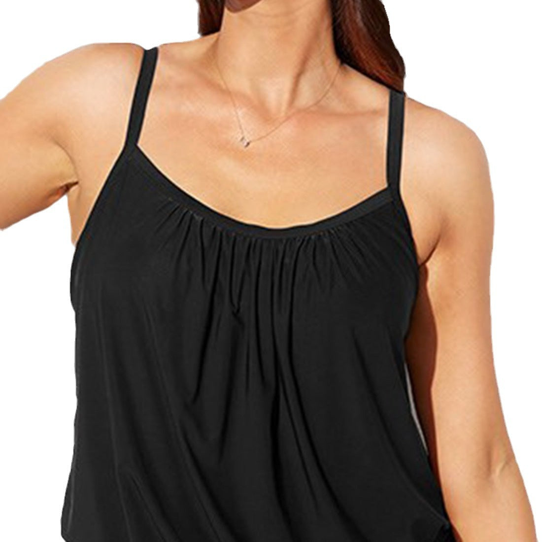 Dames Haut de tankini de bain fluide Chic und Stil