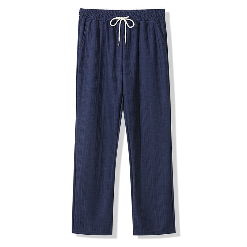 Pantalons de loisirs confortables pour hommes avec taille élastique et poches latérales pratiques Chic und Stil