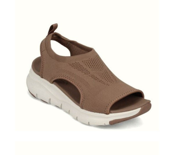 Sandales ouvertes à orteils respirantes en tricot pour femmes Chic und Stil